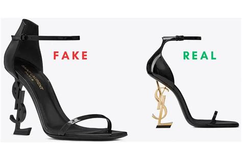 ysl shoes fake vs real|YSL tribute sandals scam.